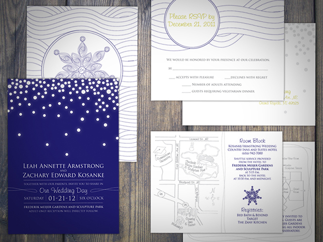 L & Z Wedding Invitation
